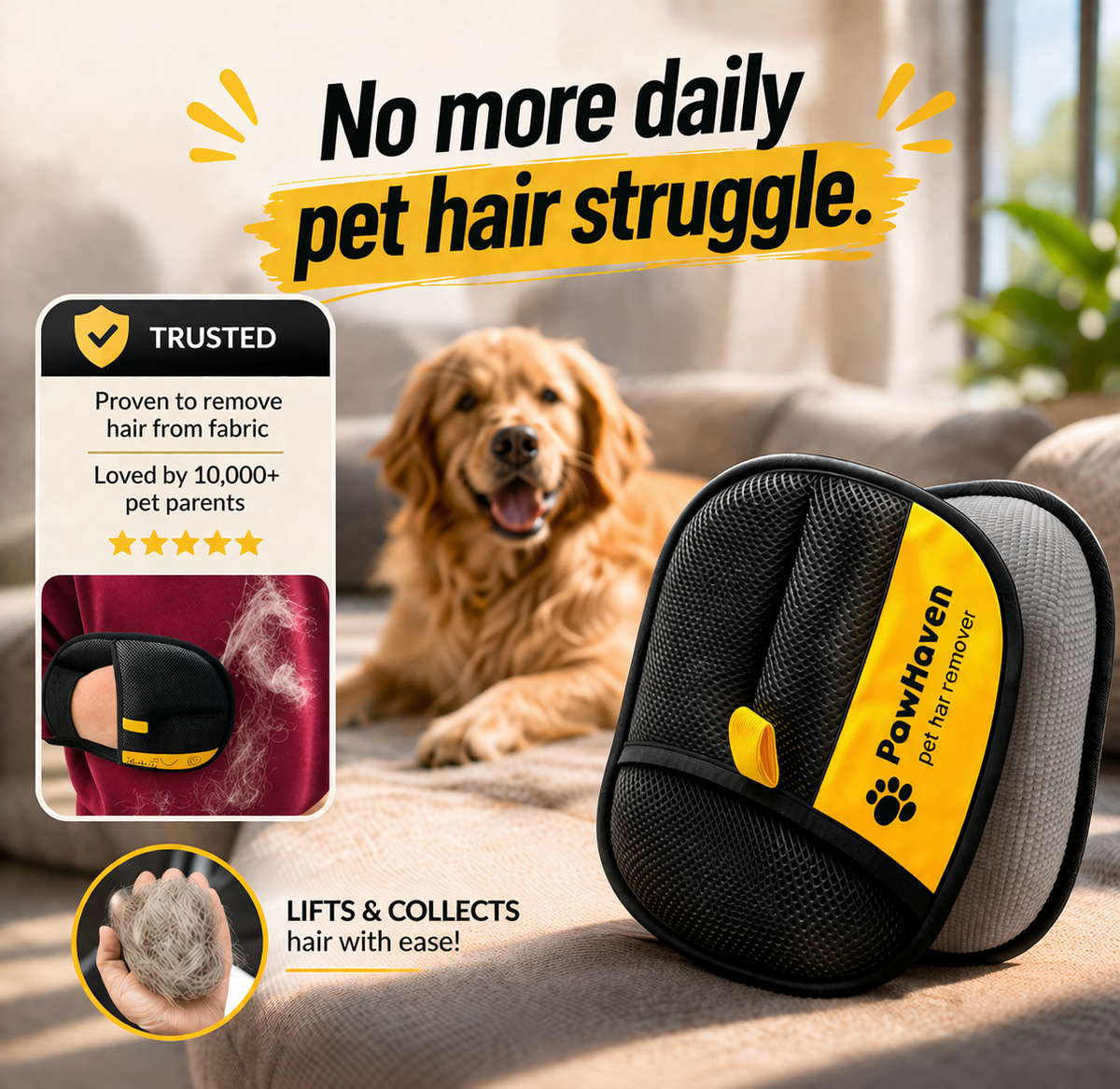 PawHaven FurSweep™ Glove