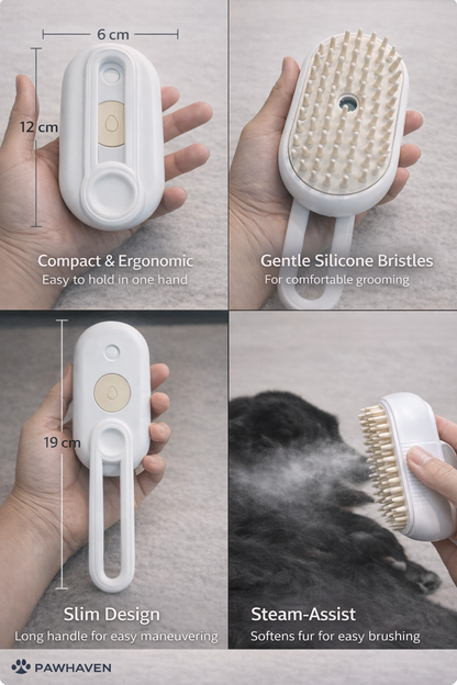 Steam Grooming Brush
