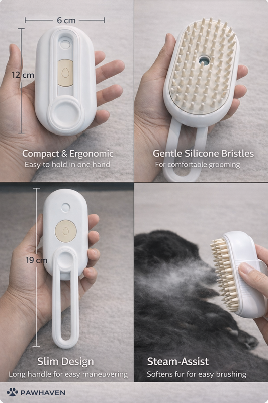 Steam Grooming Brush