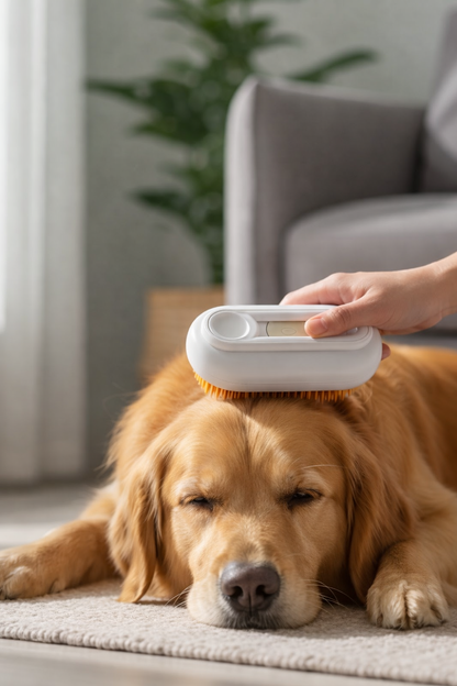 3 in 1 Gentle Steam Grooming Brush for Pets